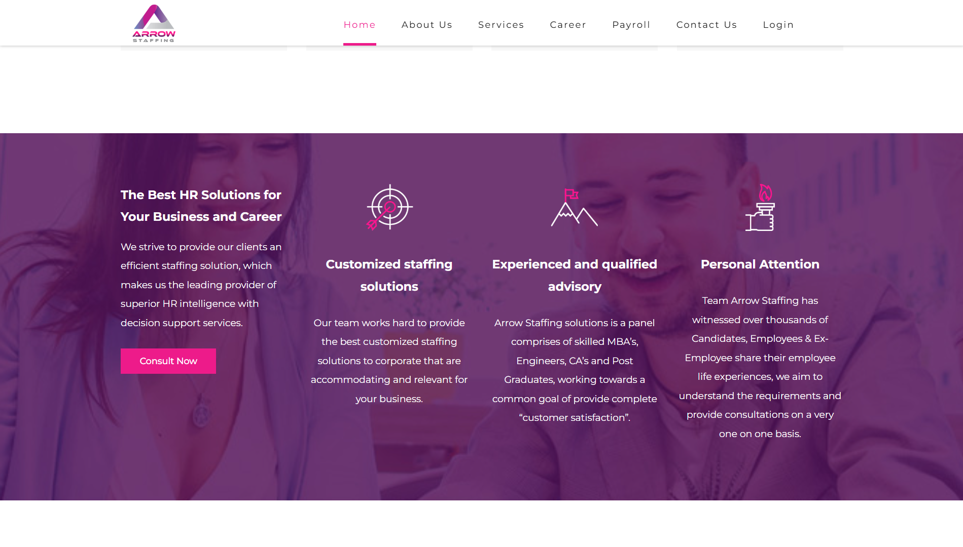 Arrow Staffing Solution screen 5