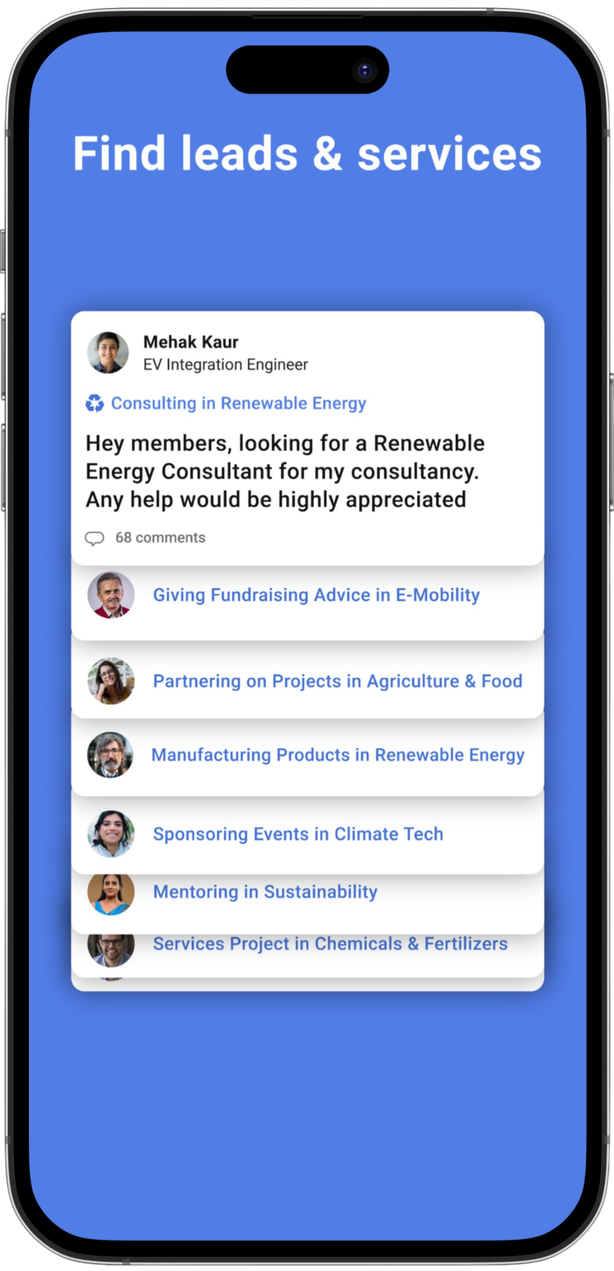BlueCircle screen 4