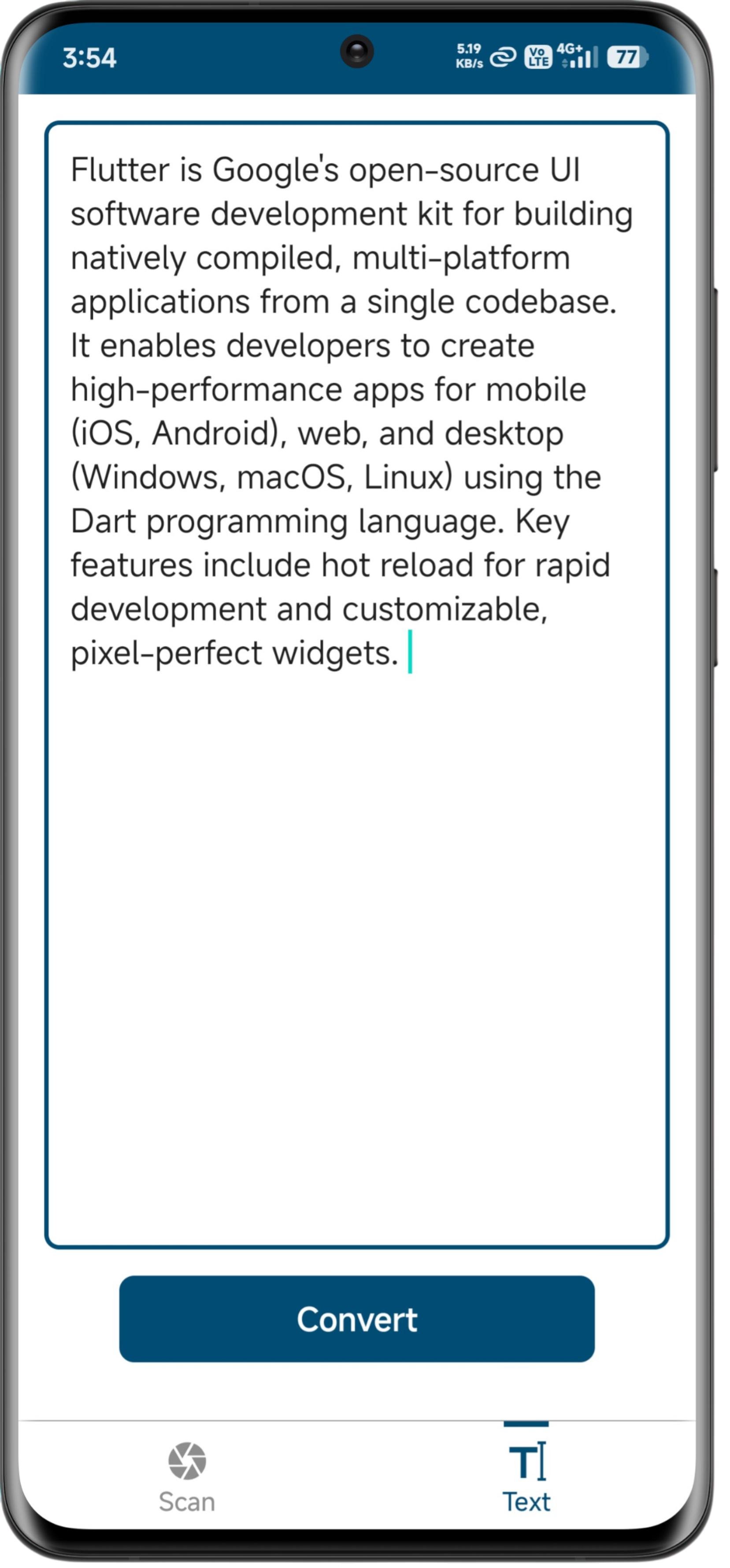 Book Scanner screen 3