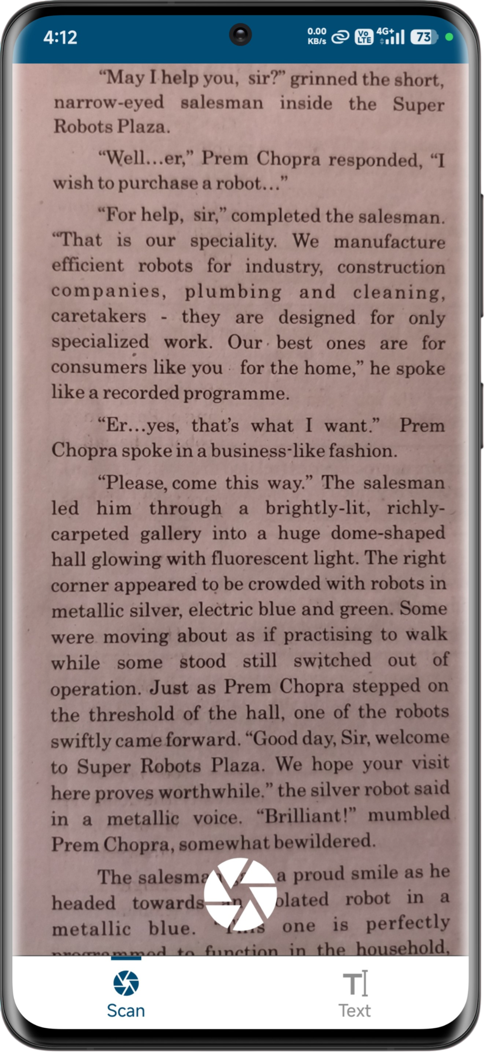 Book Scanner screen 6