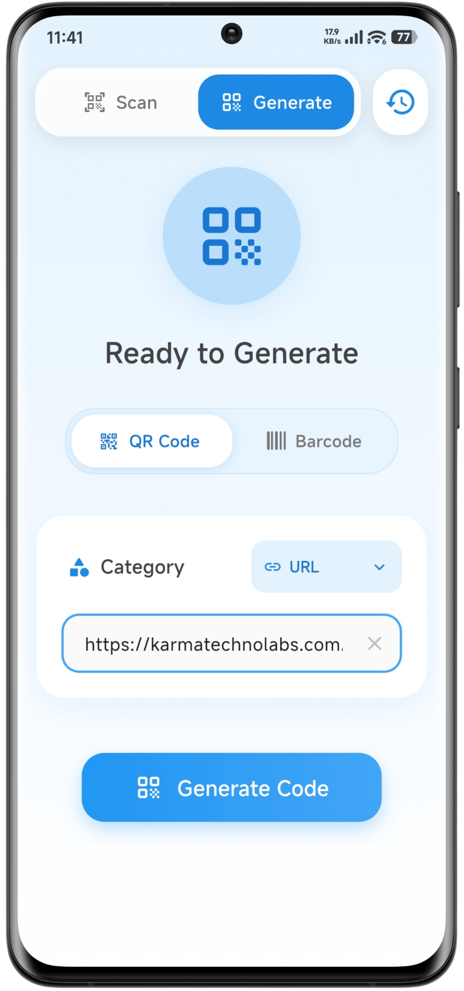 QR & Barcode Scanner screen 4