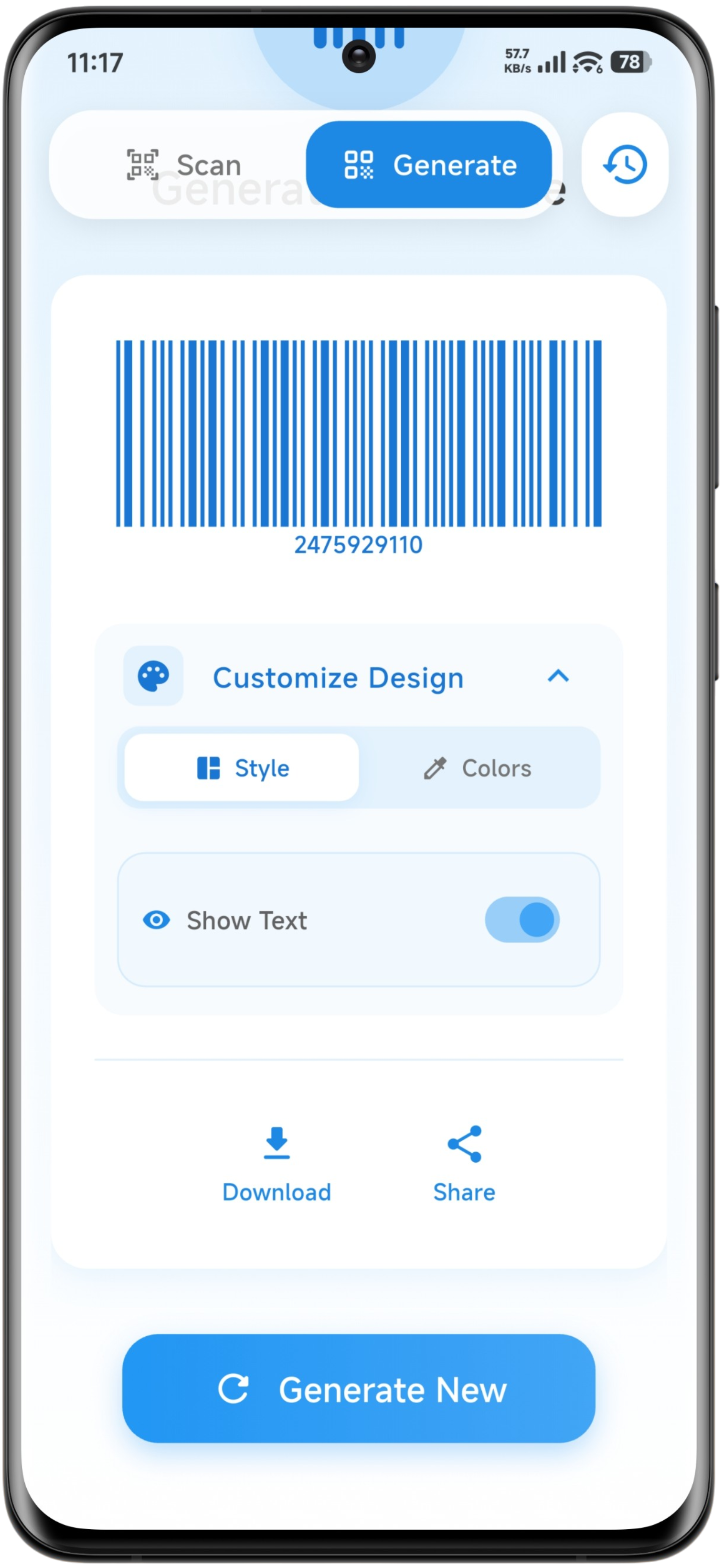 QR & Barcode Scanner screen 7