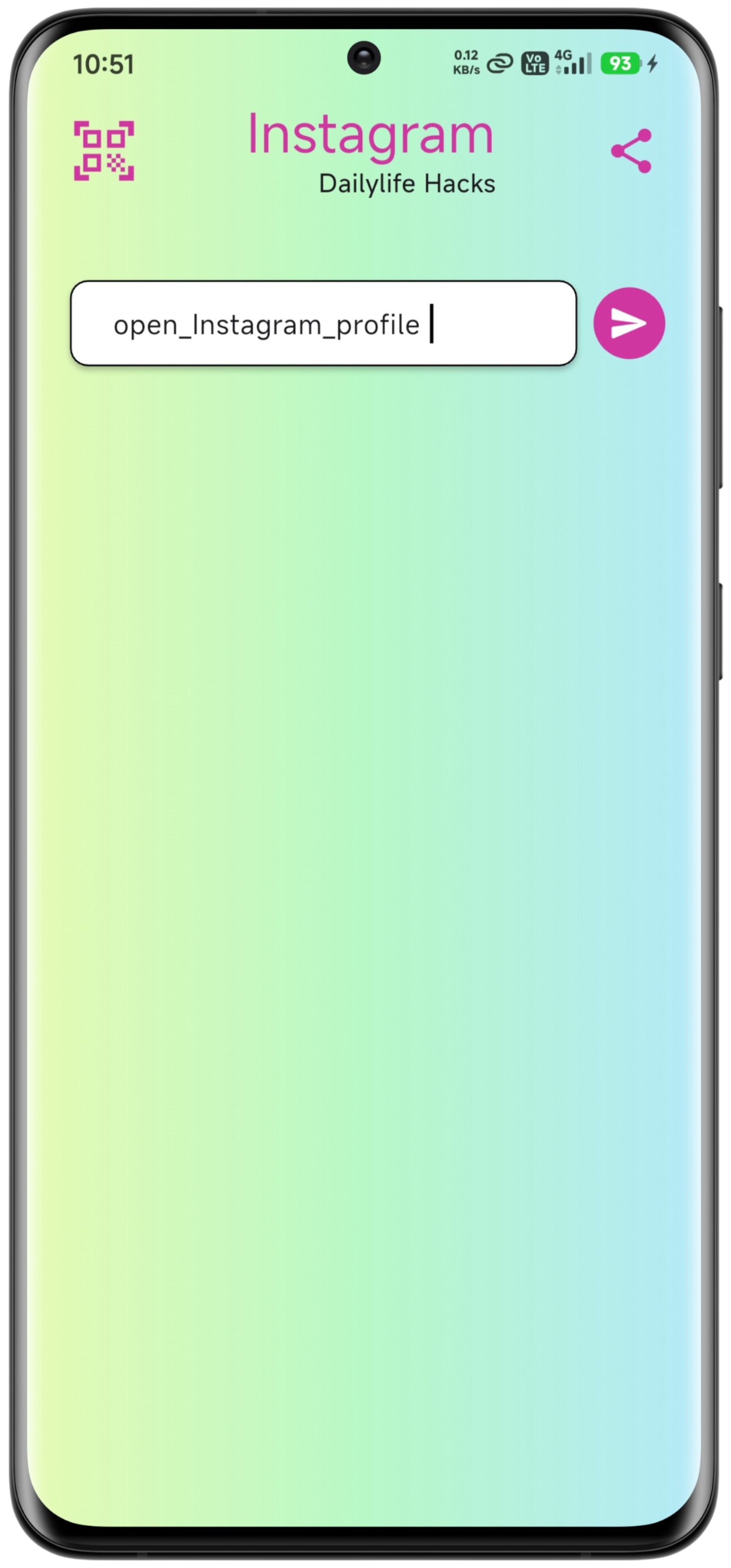 Shortcut: Instant Chat screen 5