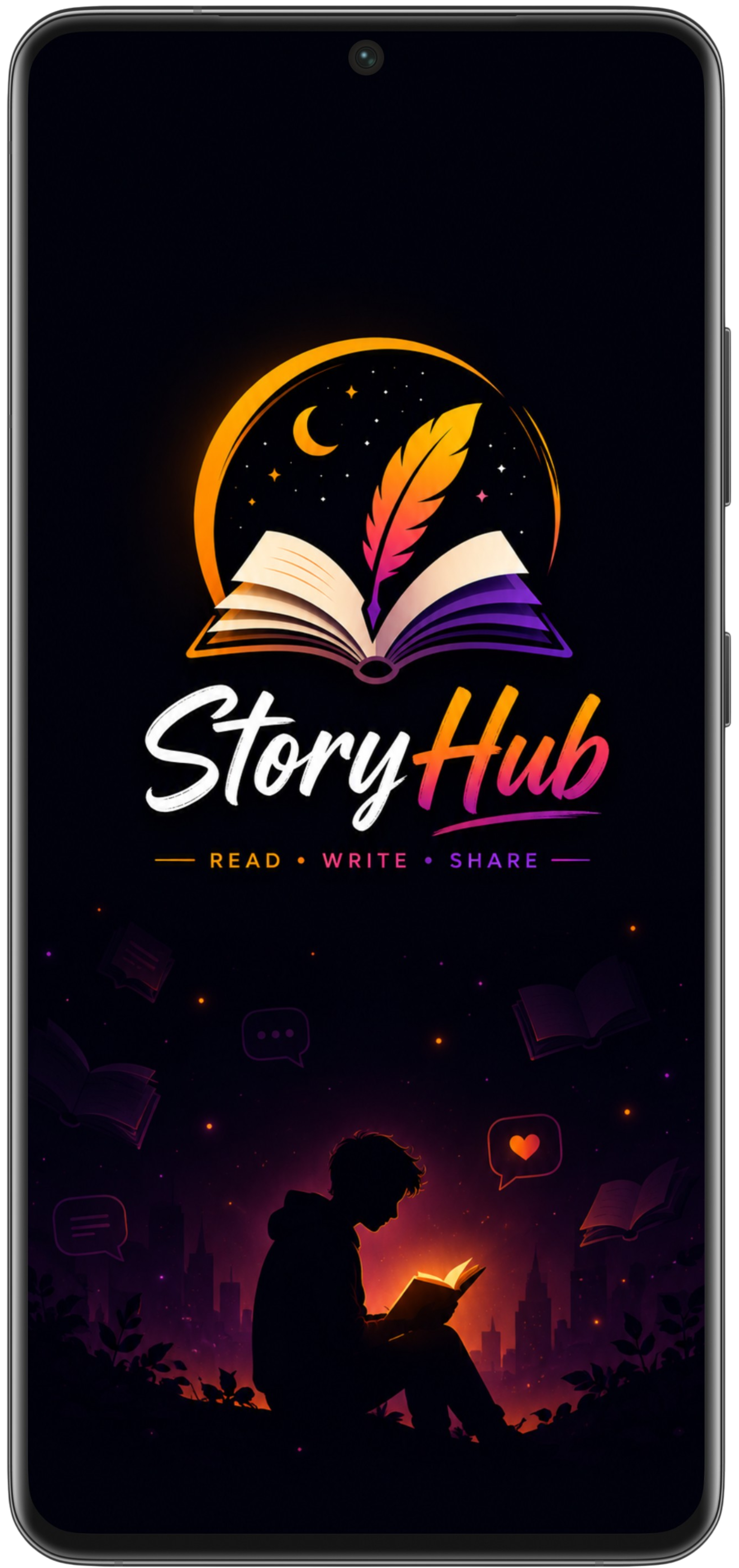 StoryHub: Read & Share Stories screen 1
