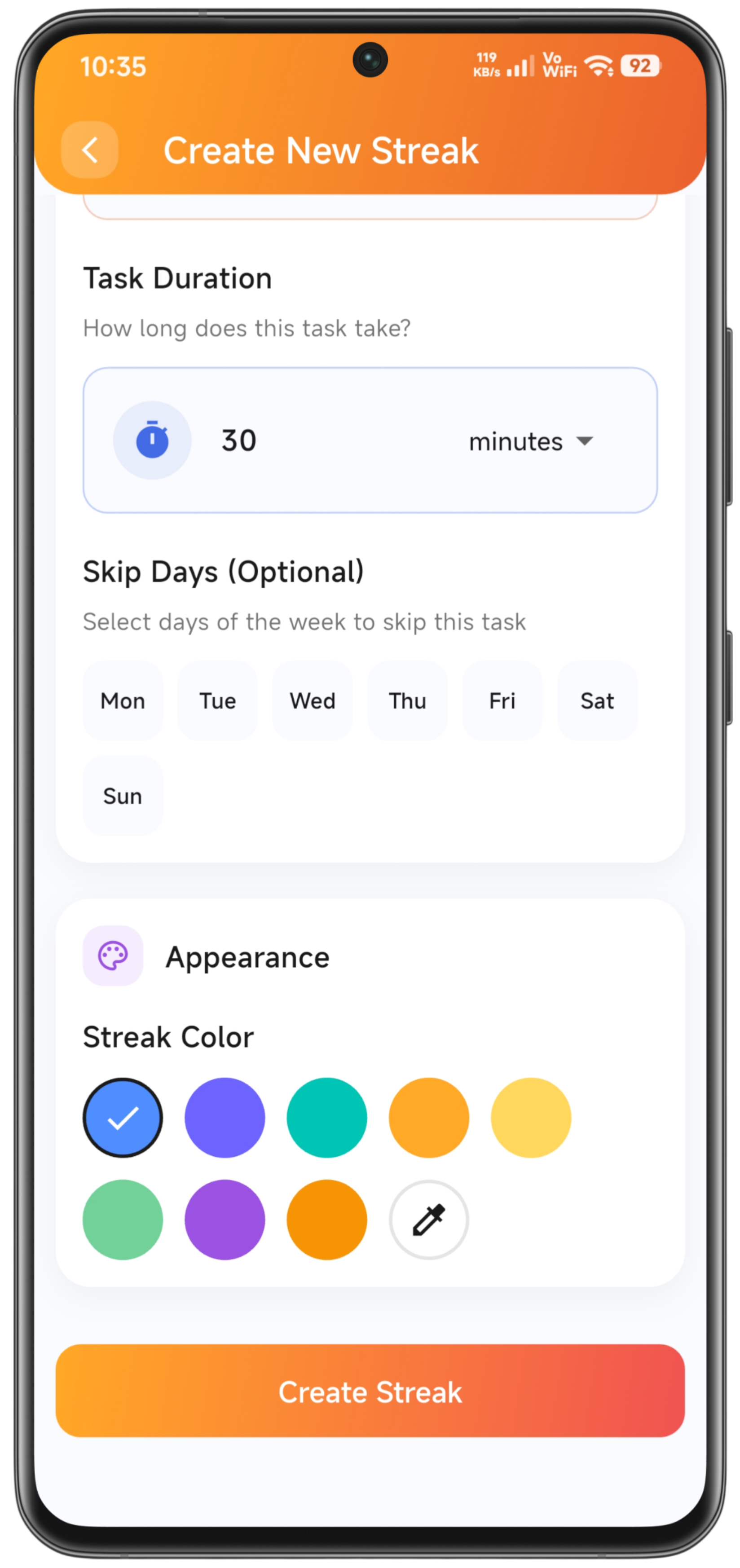 Streak Master screen 4