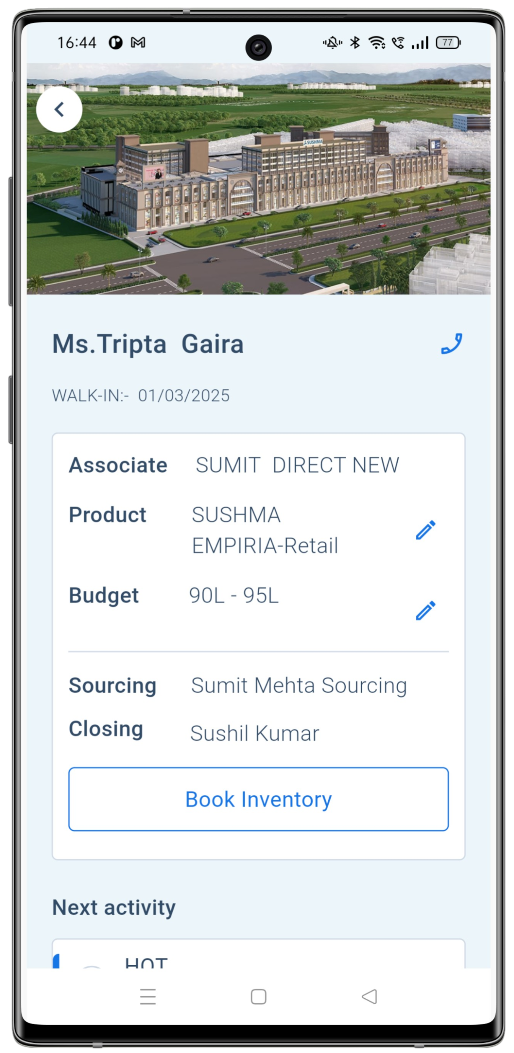 Sushma Sales screen 3