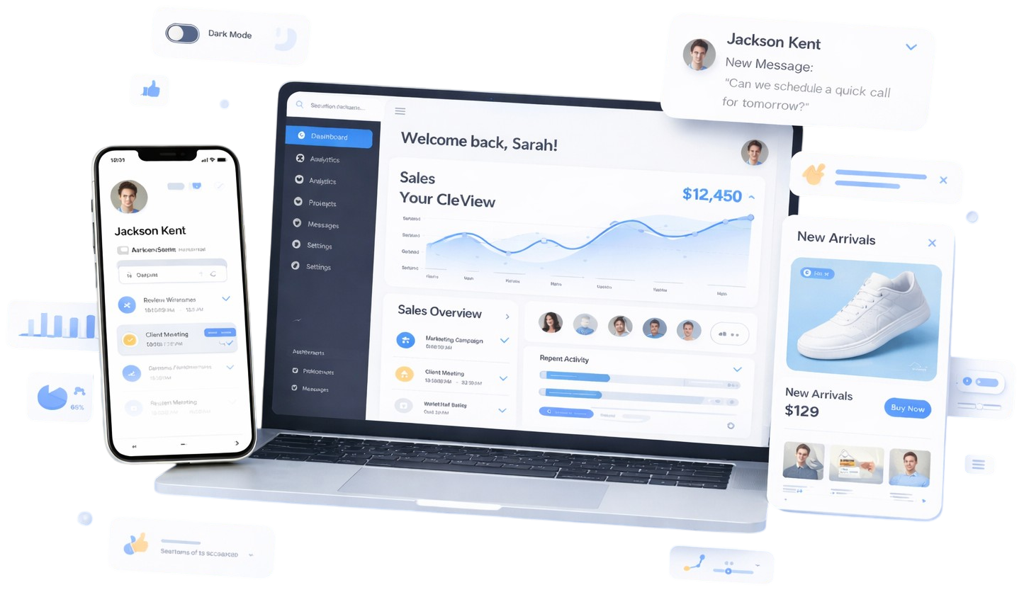 UI/UX Design design mockup